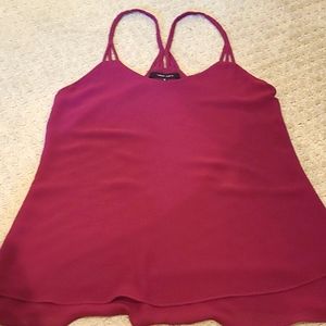 Merlot skinny strap tank